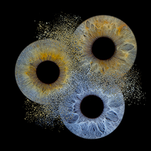 iris art explosion 3 personen